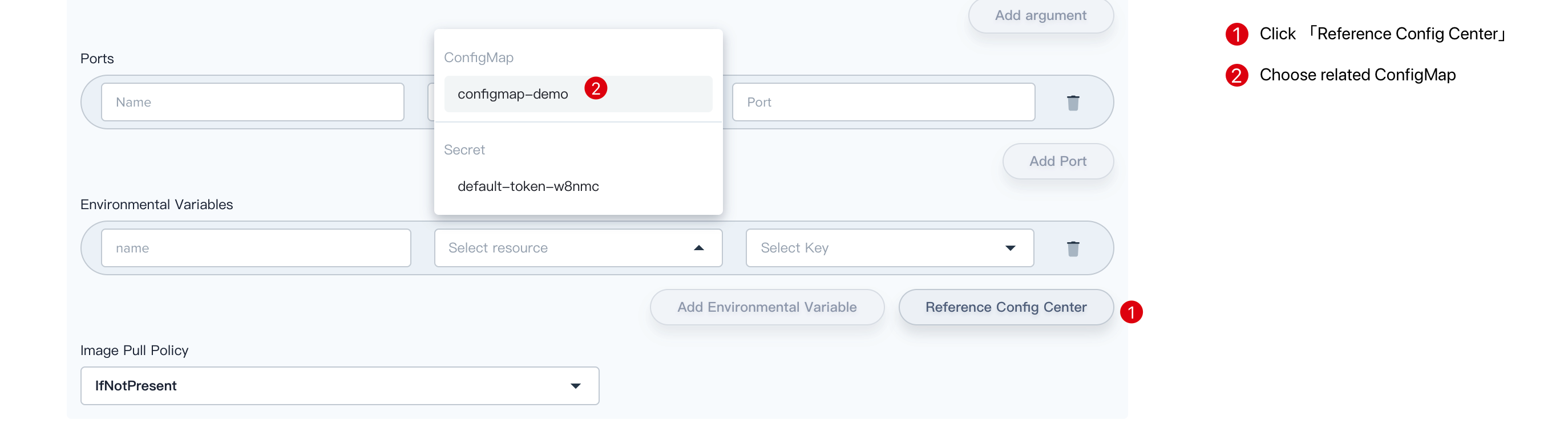 Using a ConfigMap