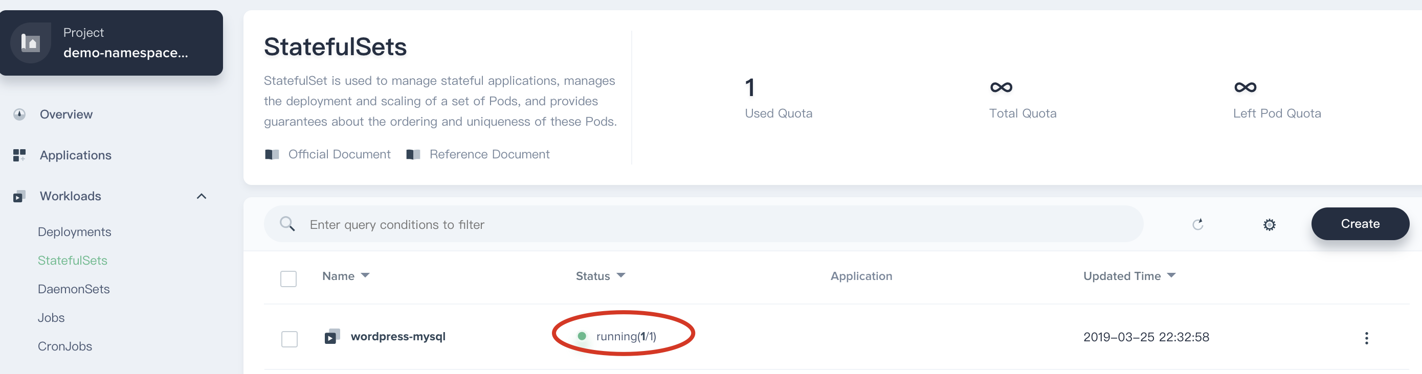 MySQL Stateful Application